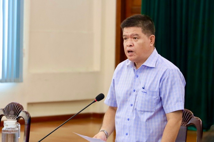 Phó Giám đốc Sở Xây dựng TP HCM Bùi Hòa An phát biểu mở đầu hội thảo