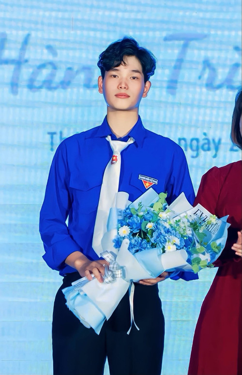 Nguyễn Thế Nam (trường ĐH Kỹ thuật Công nghiệp, ĐH Thái Nguyên). Ảnh: NVCC tinh-nguyen34.jpg