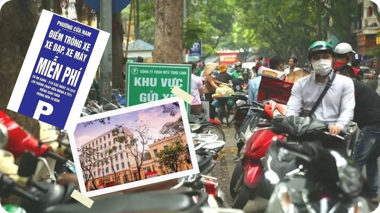 Hà Nội bố trí 4 điểm trông giữ xe miễn phí dịp Tết Nguyên đán 2026 quanh hồ Hoàn Kiếm