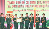 Bộ Tư lệnh TPHCM đón nhận Huân chương Quân công hạng Ba