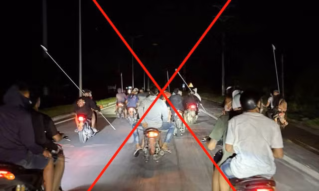 Khởi tố vụ hàng chục đối tượng mang giáo mác, nẹt pô đại náo khu vực hồ Đại Lải