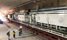 Xuống lòng đất sâu mục sở thị Rô-bốt 'khủng' đào hầm metro Nhổn - ga Hà Nội