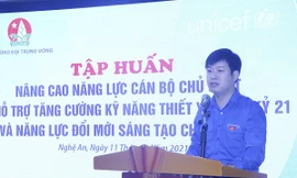 Hội đồng đội Trung ương tập huấn cán bộ đoàn, đội chủ chốt ở Nghệ An 