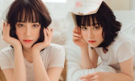 Bỏng mắt trong bộ ảnh chụp tại studio của hotgirl Hà Thành