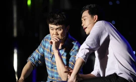 Nghệ sĩ Hoài Linh và cố nghệ sĩ Chí Tài. 