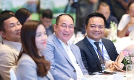 Steve Bùi (áo kẻ), Chủ tịch công ty Miso Việt Nam.