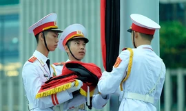 Lễ thượng cờ rủ Quốc tang nguyên Tổng Bí thư Lê Khả Phiêu