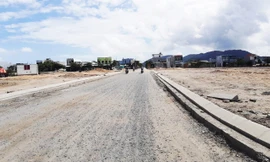 Một góc tại khu vực dự án khu TĐC Hoà Liên. 