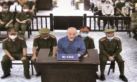 Sáng 18/8, TAND thành phố Thái Bình bắt đầu xét xử Đường "Nhuệ" - Ảnh: Hoàng Long