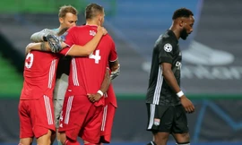 Niềm vui của Bayern là nỗi buồn với Lyon.