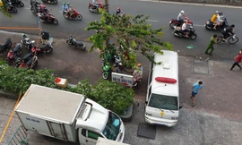 Hiện trường vụ việc.