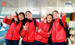Chị em Thảo Vy, Thảo My rạng rỡ cùng đội tuyển bóng rổ Việt Nam lên đường tham dự SEA Games 33