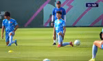 Nụ cười đã trở lại trong buổi tập cuối cùng của U23 Việt Nam tại Saudi Arabia