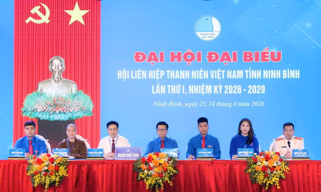 Đại hội Hội LHTN Việt Nam tỉnh Ninh Bình lần thứ I, nhiệm kỳ 2026 - 2031