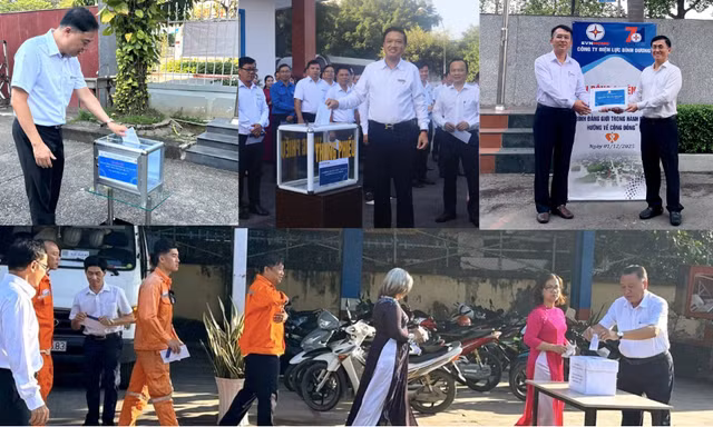 EVNHCMC chung tay hỗ trợ đồng bào miền Trung bị bão lũ
