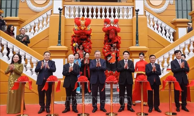 Khánh thành công trình Trụ sở làm việc Cơ quan Chủ tịch nước