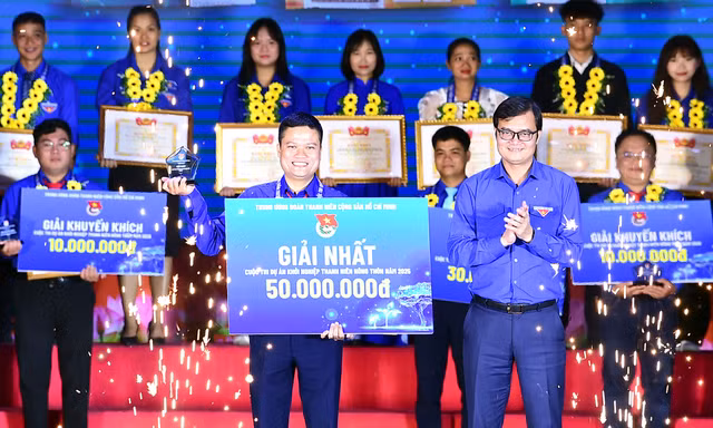 Cà Mèn đoạt giải Nhất thi Dự án khởi nghiệp thanh niên nông thôn năm 2025 