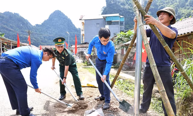 Sẽ xây dựng 250 công trình thanh niên Thắp sáng đường biên - Đường cờ Tổ quốc
