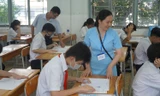 Học sinh TPHCM trong kỳ thi tuyển sinh vào lớp 10
