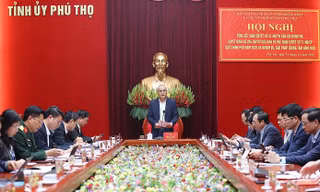 Bí thư Phú Thọ Phạm Đại Dương yêu cầu chuyển mạnh từ 'đạt tiến độ' sang 'hiệu quả thực chất'