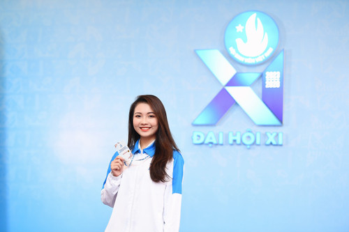 Chị Hoàng Lê Quỳnh Loan - Phó Chủ tịch Hội Sinh viên trường ĐH Hồng Đức.