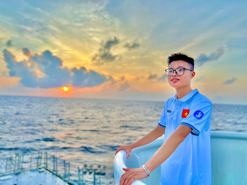 Anh Lê Nhân Phát - Ủy viên BCH Hội Sinh viên trường ĐH Hồng Đức.