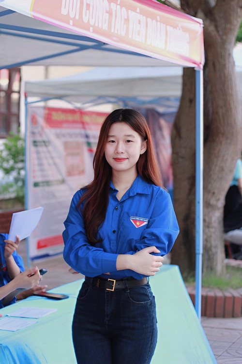 Đặng Thị Khánh Linh - Ủy viên BCH Hội Sinh viên tỉnh Nghệ An.