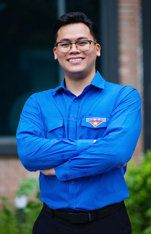 Anh Trương Khải Minh - Bí thư Đoàn Học viện Thanh thiếu niên Việt Nam. Ảnh: NVCC Anh Trương Khải Minh - Bí thư Đoàn Học viện Thanh thiếu niên Việt Nam. Ảnh: NVCC