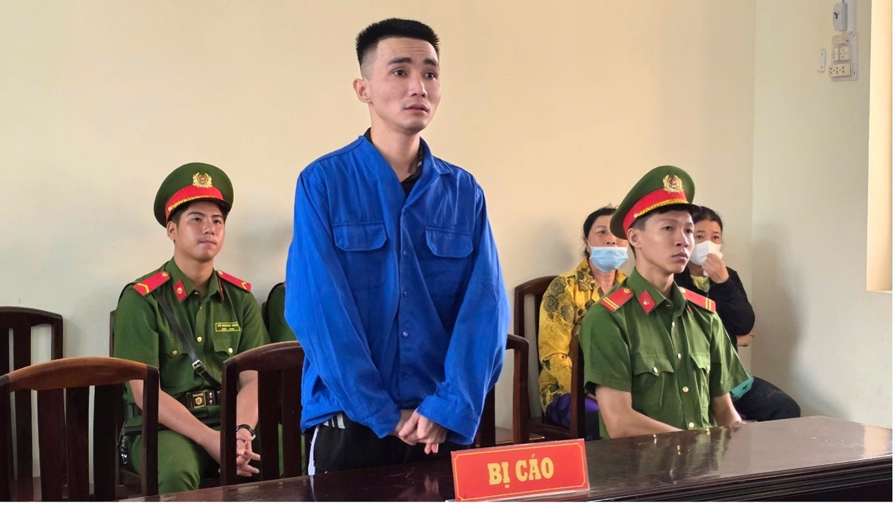 Bị cáo Kha tại phiên toà. kha.jpg