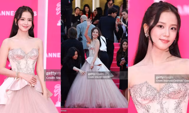 Jisoo được Knet khen tinh tế ở Cannes 2026: Nhan sắc "Miss Korea" mặc đầm Miss Sohee
