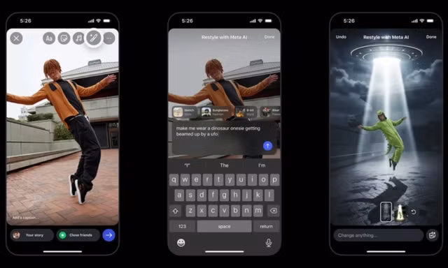 Instagram sắp tới sẽ cho phép sửa ảnh Story bằng AI, cách dùng thế nào?