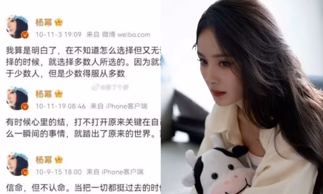 Phát ngôn cũ của Dương Mịch bị đào lại giữa ồn ào Triệu Lộ Tư tố công ty quản lý