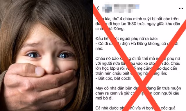 Hà Nội: Thực hư về thông tin "bắt cóc trẻ em" trên địa bàn phường Hà Đông