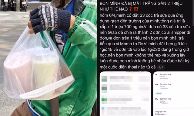 Hà Nội: Nhóm học sinh tố shipper “tự ý tiêu hủy” 33 ly trà sữa trị giá 1,7 triệu