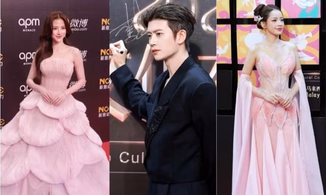 Thảm đỏ Weibo Gala: Chi Pu - Baifern cùng hóa tiên hoa, khung hình chung đáng hóng