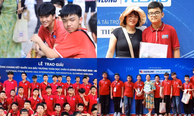 THCS Trần Mai Ninh (Thanh Hoá) "ẵm" kỷ lục trường có thành tích "khủng" tại AIMO 2026