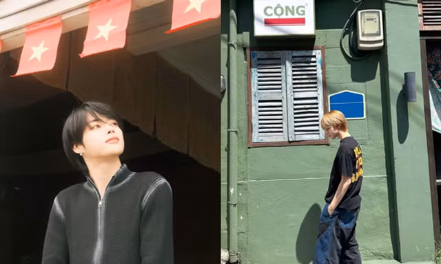 Idol K-Pop người Việt Hanbin TEMPEST - KIEN ARrC khoe ảnh mừng Quốc khánh 2/9