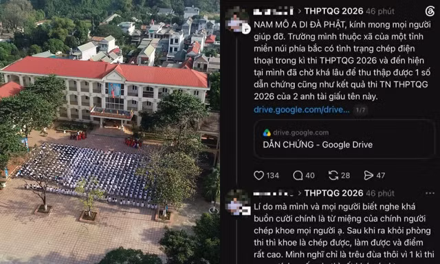 Sở GD&ĐT Phú Thọ lên tiếng về nghi vấn thí sinh gian lận thi tốt nghiệp THPT 2026
