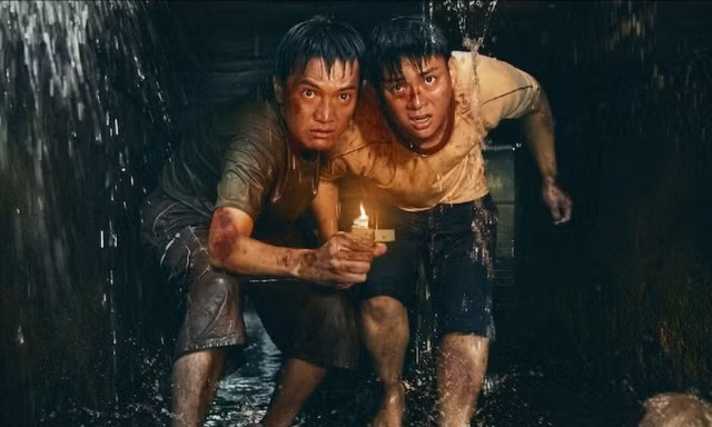 Quang Tuấn, Hoài Lâm phải dầm mình trong cống ngầm để quay "Thiên đường máu"