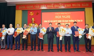 Thái Nguyên điều động, luân chuyển nhiều lãnh đạo tỉnh và các phường, xã