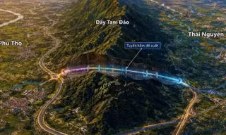 Thống nhất làm đường hầm Tam Đảo trị giá gần 5.800 tỷ đồng