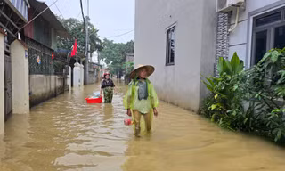 Hà Nội phát lệnh báo động lũ cấp 2 trên sông Bùi, sông Tích