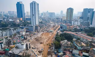 Dự án Vành đai 1 nguy cơ bị chậm tiến độ do xung đột với ga metro số 5