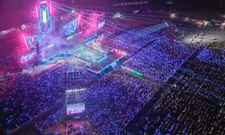 Biển người ở concert Thanh xuân nhìn từ trên cao