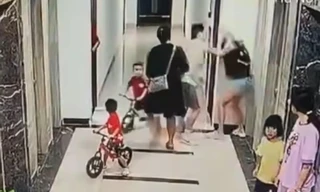 Công an xác minh vụ người đàn ông đấm đá túi bụi người phụ nữ ở sảnh chung cư Hà Nội