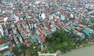 Cận cảnh các khu dân cư bị tạm dừng cấp phép xây dựng trong khu vực Trục đại lộ cảnh quan sông Hồng