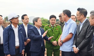 Chủ tịch Hà Nội: Không để gián đoạn thi công các dự án chống ngập