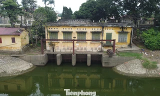 Cận cảnh dự án gần 900 tỷ đồng tạo dòng chảy từ sông Hồng về sông Tô Lịch