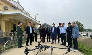 UAV bay giám sát, vận chuyển hàng hóa tại Lễ hội Du lịch Chùa Hương