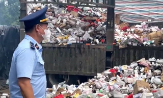 Hà Nội tiêu hủy 91.036 sản phẩm mỹ phẩm không rõ nguồn gốc